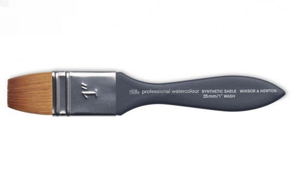 Winsor & Newton: Professional Water Color Synthetic Brush - Wash 1''