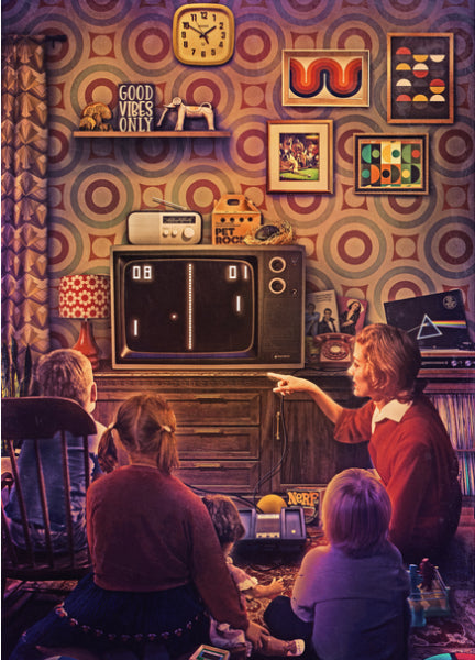 Dawn of Video Games Puzzle (1000 pc puzzle)