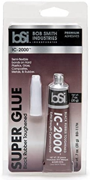 ArmsKeeper Glues: IC-2000 Rubber Toughened Super Glue tube (20 grams)