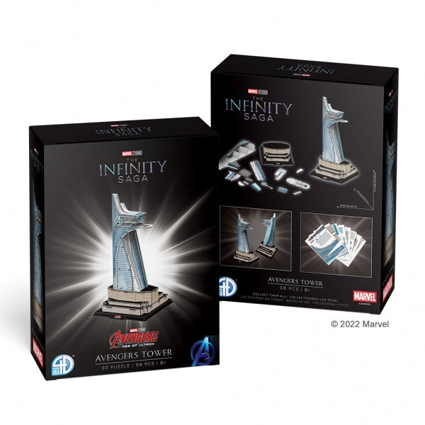 4D Puzzle: Marvel Avengers Tower Puzzle