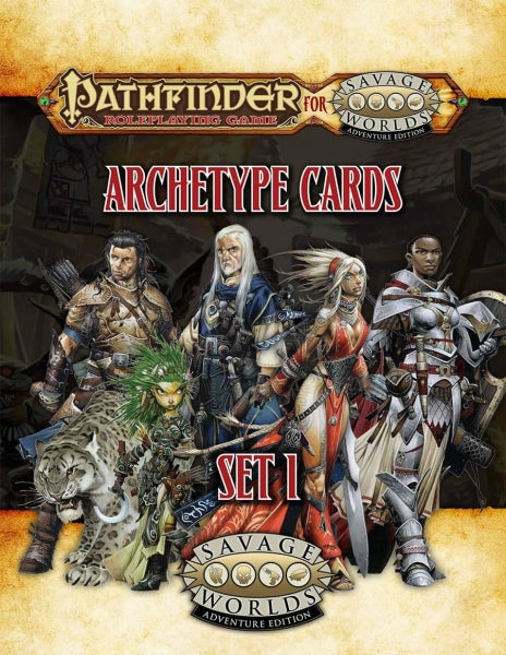 Savage Worlds RPG: Pathfinder for Savage Worlds Archetype Cards Set 1
