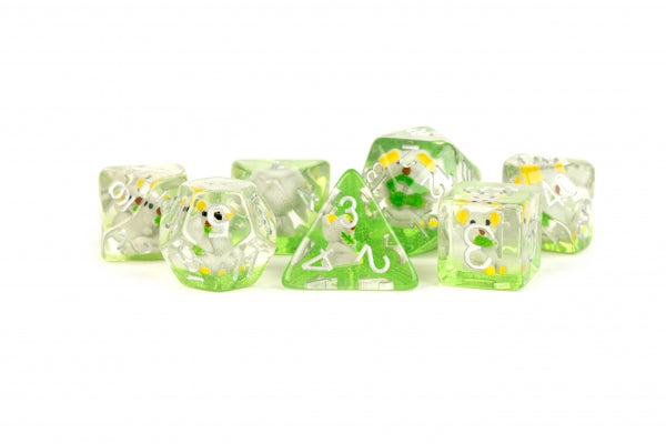 Metallic Dice: 16mm RESIN Polyhedral Dice Set - Koala Dice (7)