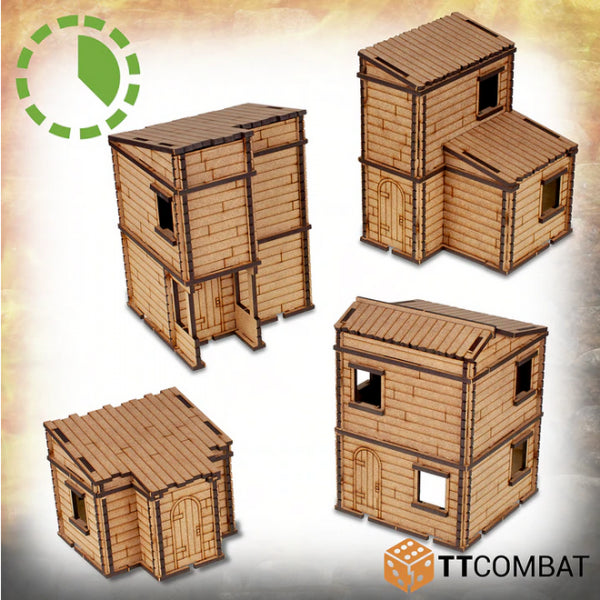 28mm Terrain: Savage Domain - Timber House Set