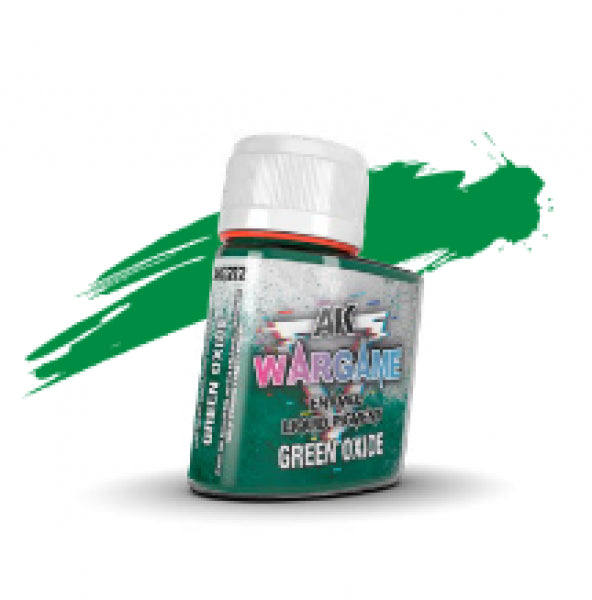 AK-Interactive: Wargame Enamel Liquid Pigments - Green Oxide (35ml)