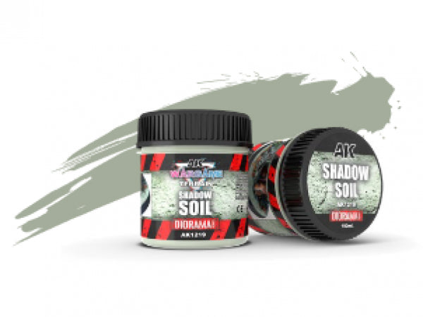AK-Interactive: Battle Ground Terrain Textures - Shadow Soil (100ml)