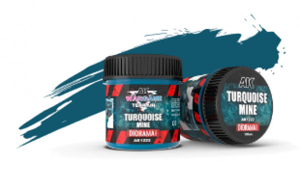 AK-Interactive: Battle Ground Terrain Textures - Turquoise Mine (100ml)