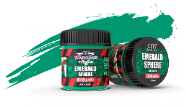 AK-Interactive: Battle Ground Terrain Textures - Emerald Sphere (100ml)