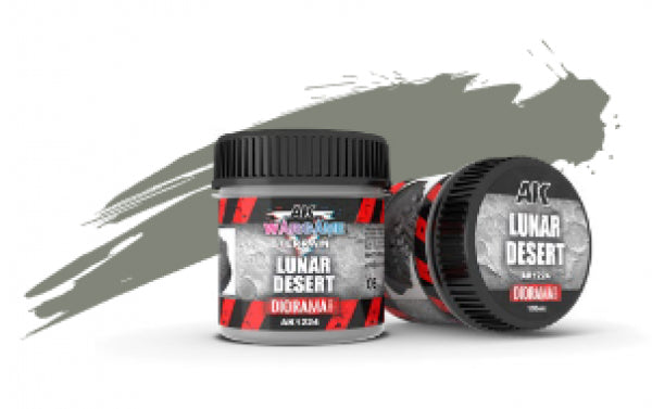 AK-Interactive: Battle Ground Terrain Textures - Lunar Desert (100ml)