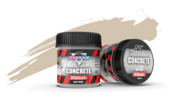 AK-Interactive: Battle Ground Terrain Textures - Concrete (100ml)