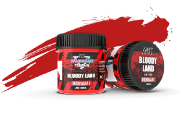 AK-Interactive: Battle Ground Terrain Textures - Bloody Land (100ml)