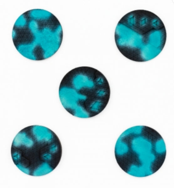 Kromlech Accessories: Dark Technology 50mm Round Base Toppers - 47mm