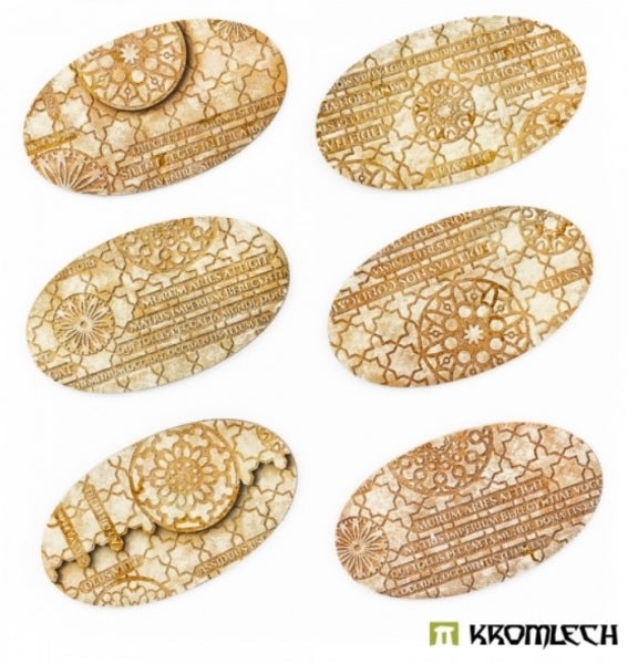 Kromlech Accessories: Cathedral 90x52mm Oval Base Toppers