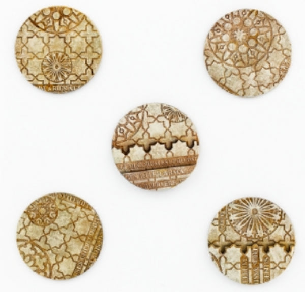 Kromlech Accessories: Cathedral 50mm Round Base Toppers - 47mm