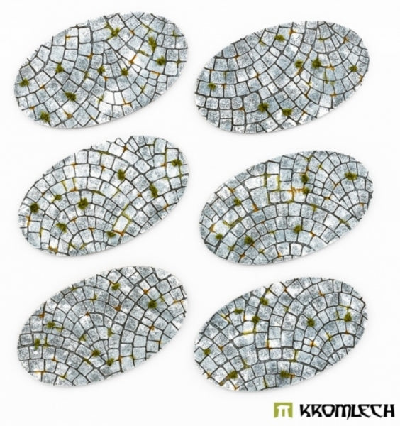 Kromlech Accessories: Cobblestone 90x52mm Oval Base Toppers