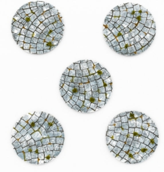 Kromlech Accessories: Cobblestone 50mm Round Base Toppers - 50mm