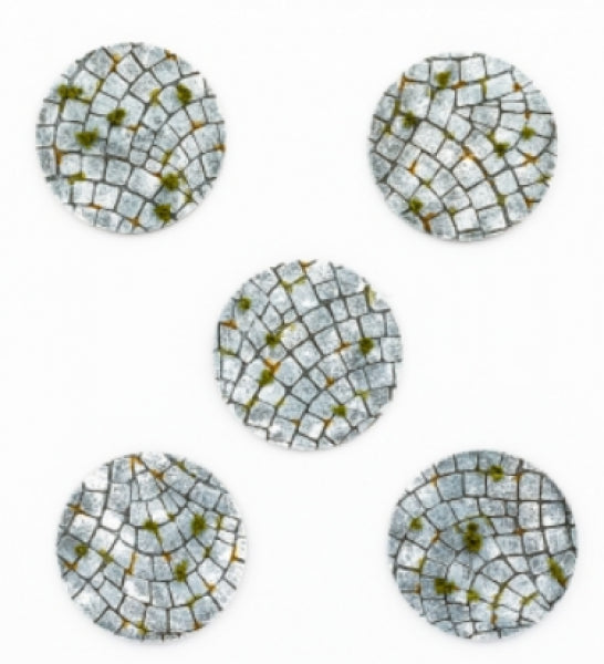 Kromlech Accessories: Cobblestone 50mm Round Base Toppers - 47mm