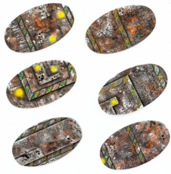 Kromlech Accessories: Hi-Tech 75x42mm Oval Base Toppers