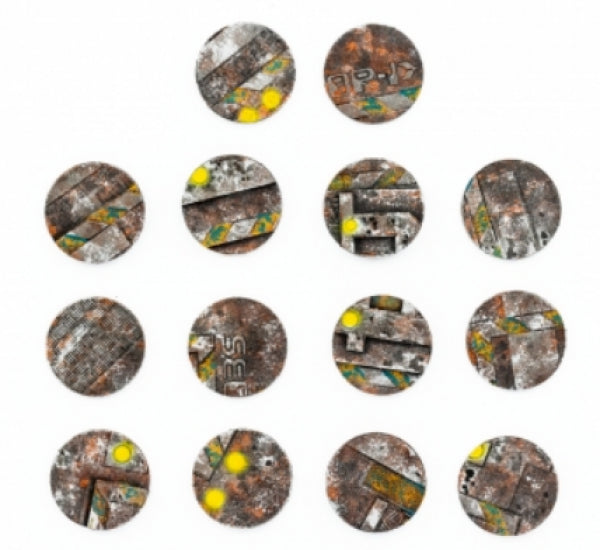 Kromlech Accessories: Hi-Tech 32mm Round Base Toppers