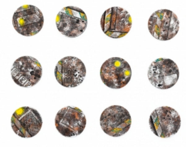 Kromlech Accessories: Hi-Tech 30mm Round Base Toppers