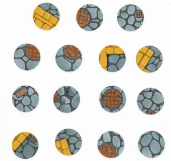 Kromlech Accessories: Town Streets 28.5mm Round Base Toppers