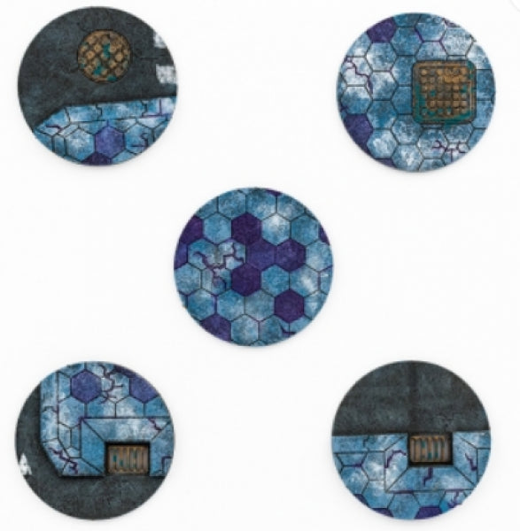 Kromlech Accessories: Cityfight 50mm Round Base Toppers - 50mm