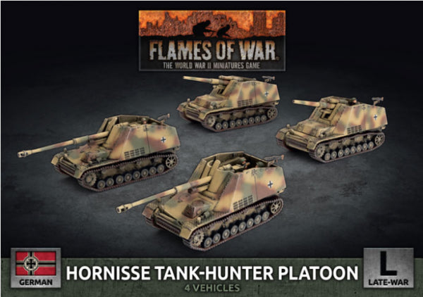Flames Of War (WWII): (German) Hornisse Tank-Hunter Platoon