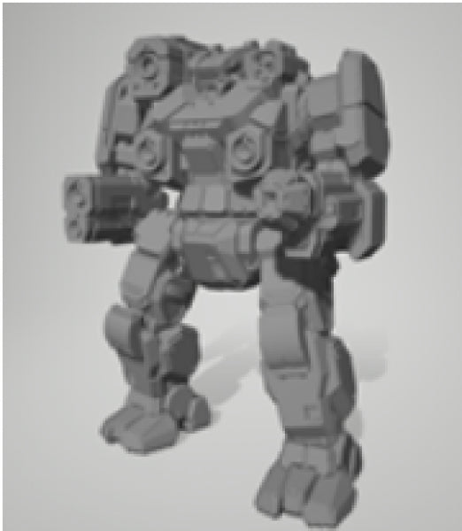 Battletech Miniatures: Regent Prime Mech – 90 tons – Recognition Guide IlClan Vol 21 (1)