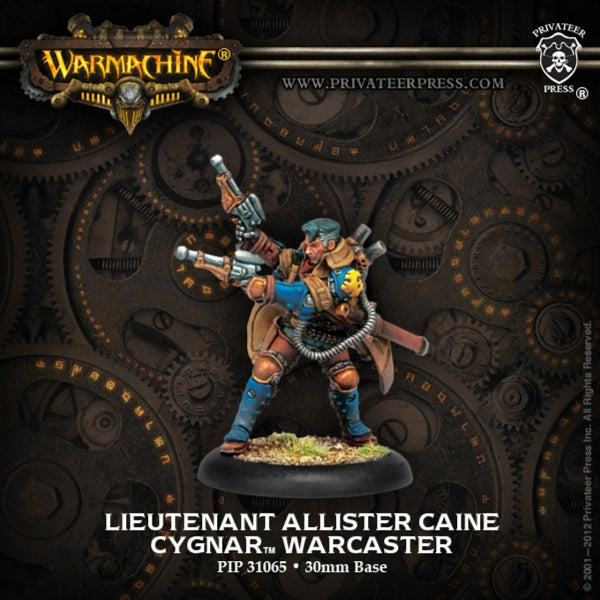 Warmachine: (Cygnar) Lieutenant Allister Caine - Cygnar Warcaster (Variant)