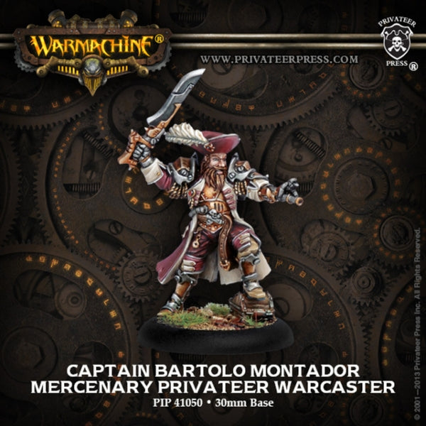 (Mercenaries) Captain Bartolo Montador - Mercenary Privateer Warcaster