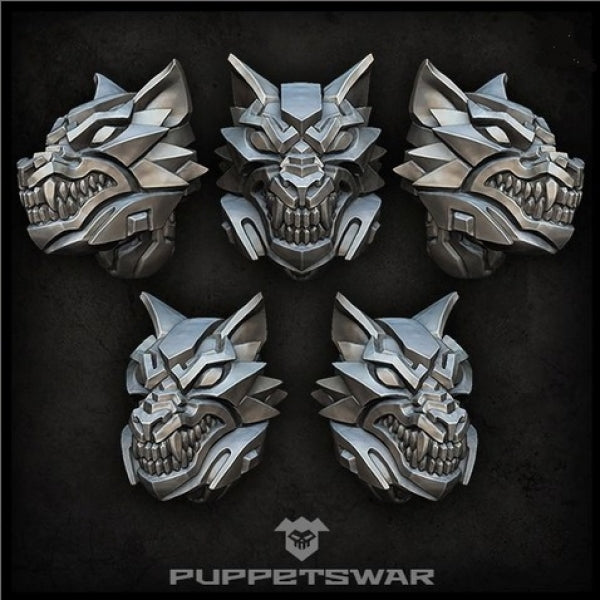Puppetswar: (Accessory) Wolf Helmets (5)