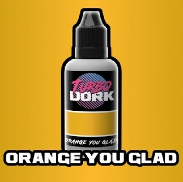 Turbo Dork Paints: Metallic Acrylic Paint - Orange You Glad (20 ml)