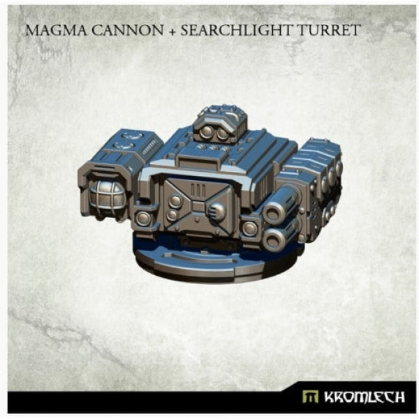 Kromlech Accessories: Magma Cannon with Searchlight Turret