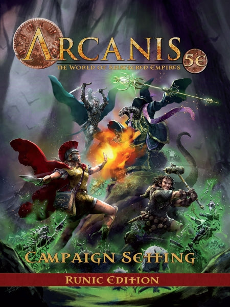 D&D 5th Edition: Arcanis 5E Campaign Setting Runic Edition