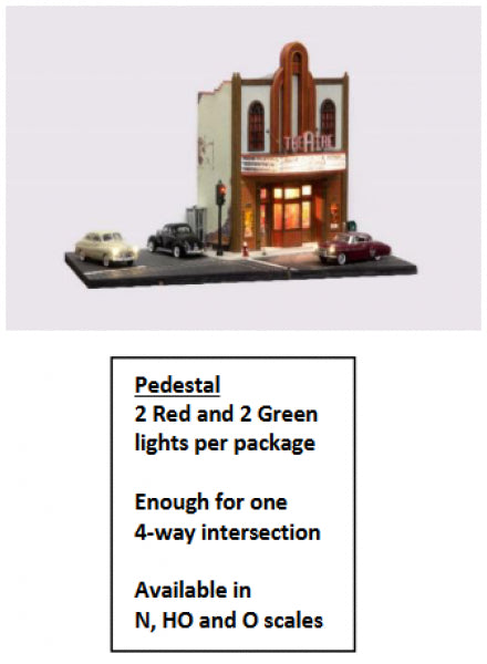 Woodland Scenics: O-scale Pedestal Traffic Light
