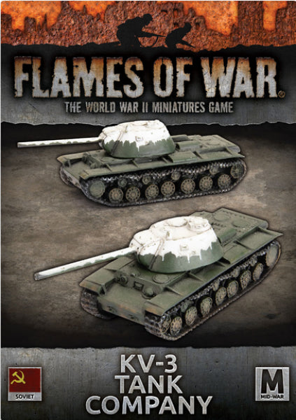 Flames Of War (WWII): (Soviet) KV-3 Tank Company (x2)