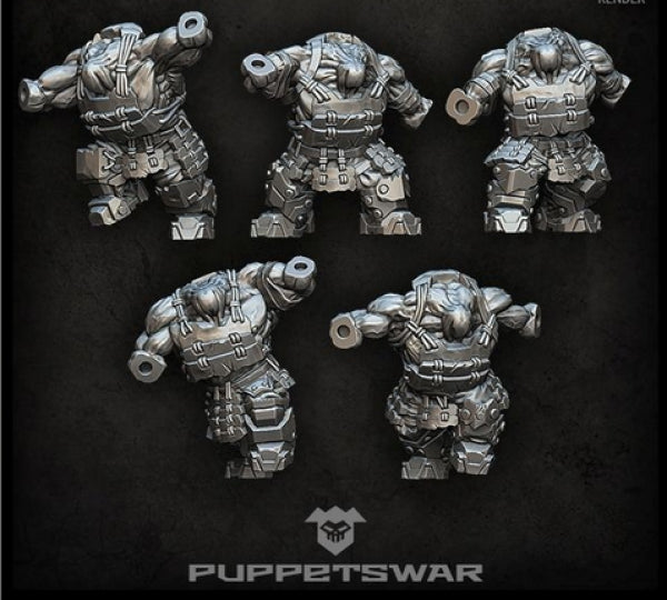 Puppetswar: (Accessory) Bushi Orc Bodies (5)