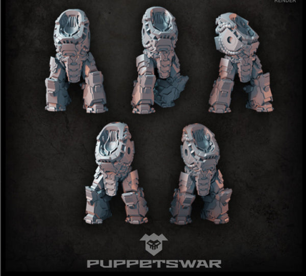 Puppetswar: (Accessory) Heavy Prime Strikers Bodies (5)