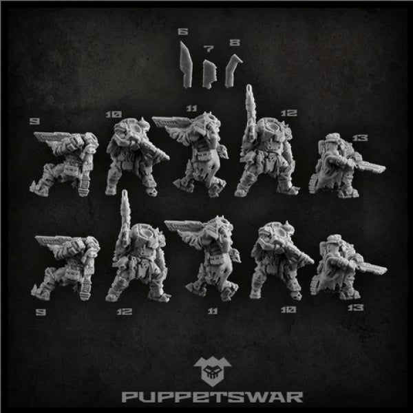 Puppetswar: (Accessory) Stalker Troopers Bodies (10)