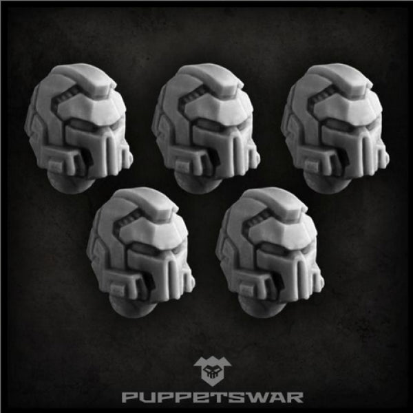 Puppetswar: (Accessory) Crushers Helmets (5)