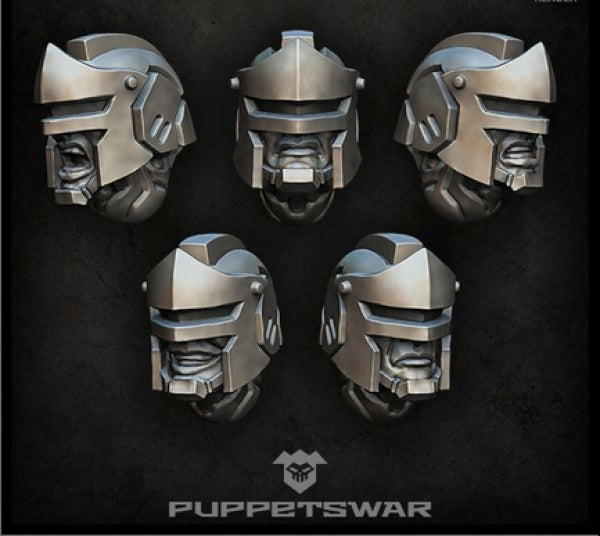 Puppetswar: (Accessory) Chevaliers Heads (5)