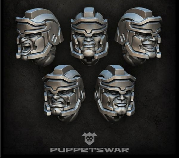 Puppetswar: (Accessory) Legionnaires Heads (5)