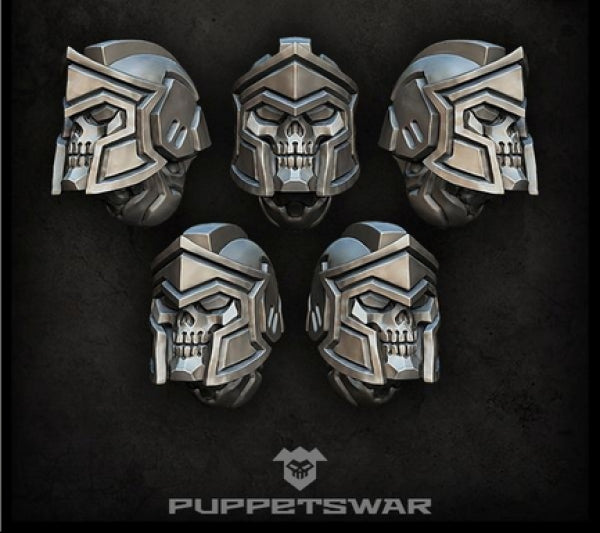 Puppetswar: (Accessory) Spartan Reapers Helmets (5)