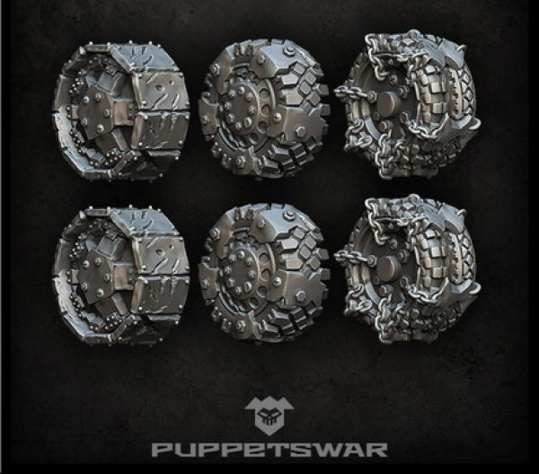 Puppetswar: (Accessory) Big Orc Wheels (6)
