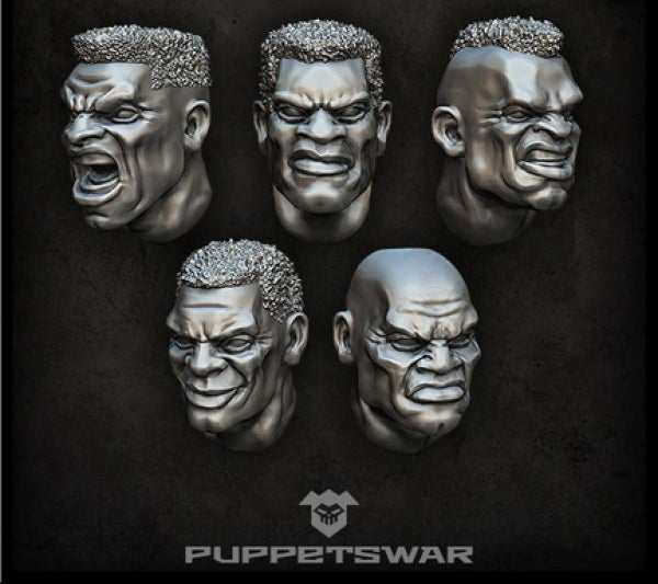 Puppetswar: (Accessory) African Heads (5)
