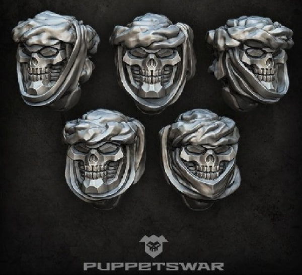 Puppetswar: (Accessory) Desert Reapers Heads (5)