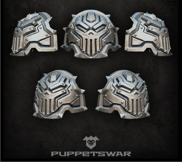 Puppetswar: (Accessory) H.I. Iron Skull Shoulder Pads (5)