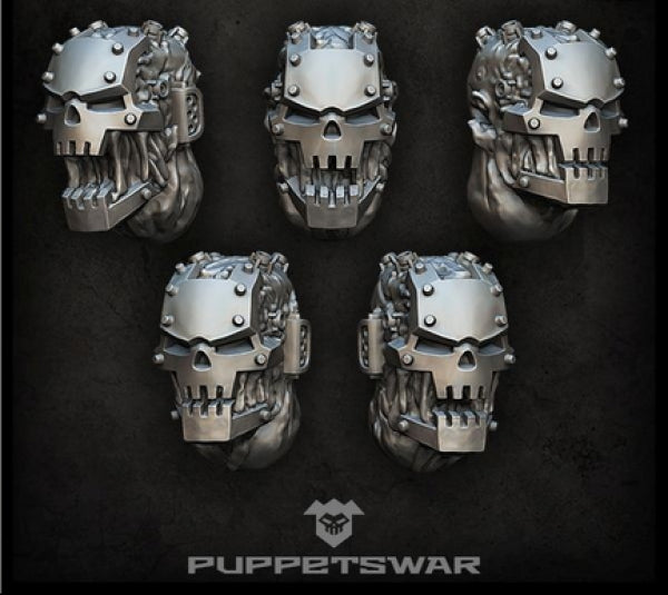 Puppetswar: (Accessory) Iron Mutants Heads (5)