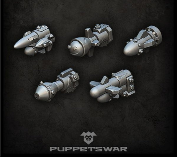 Puppetswar: (Accessory) Orc Rocket Tips (5)