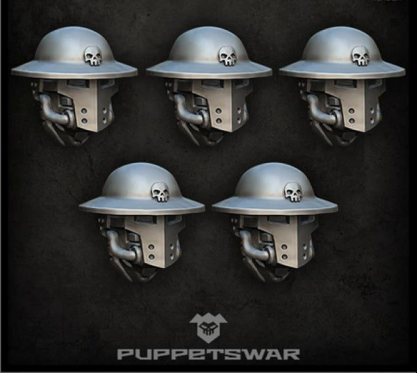 Puppetswar: (Accessory) Trench Knight Heads (5)