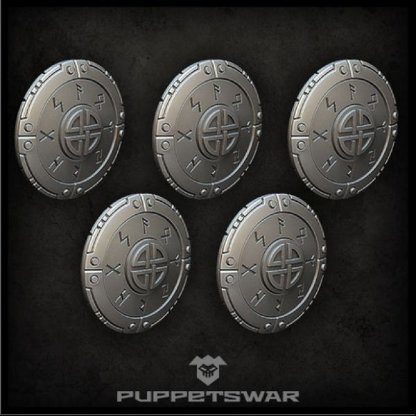 Puppetswar: (Accessory) Runic Shields (left) (5)